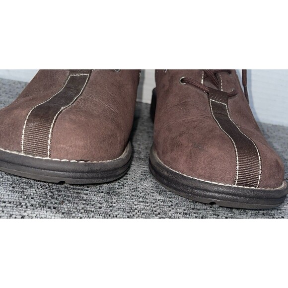 White Mountain Ankle Boots Womens 7M Brown Leather Lace-Up Comfort Booties‎ Lisa - Picture 3 of 14
